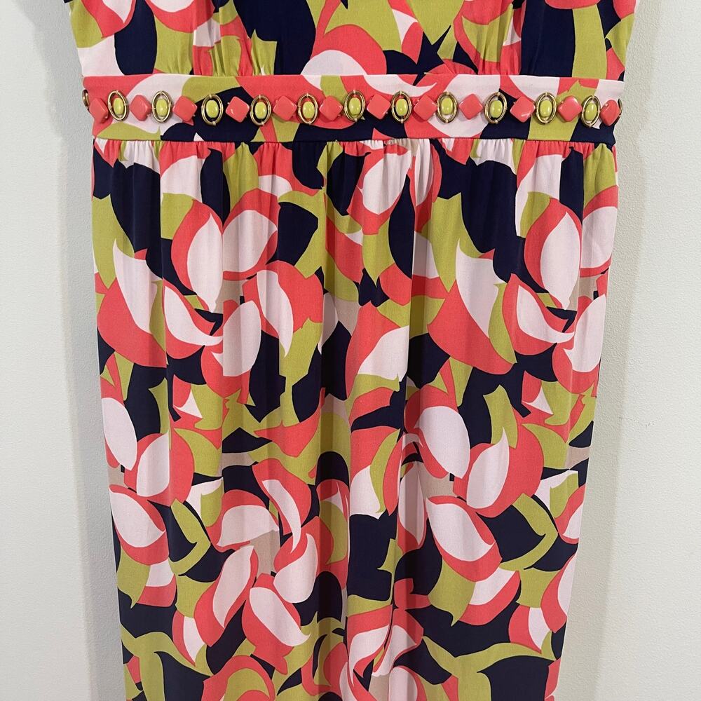 Ruby Rd. Women's Multicolor Graphics Sleeveless Maxi Dress Size S - Picture 5 of 8